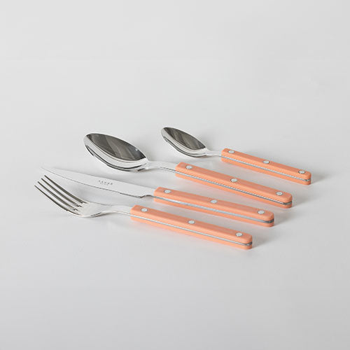 Sabre Cutlery Set Peach