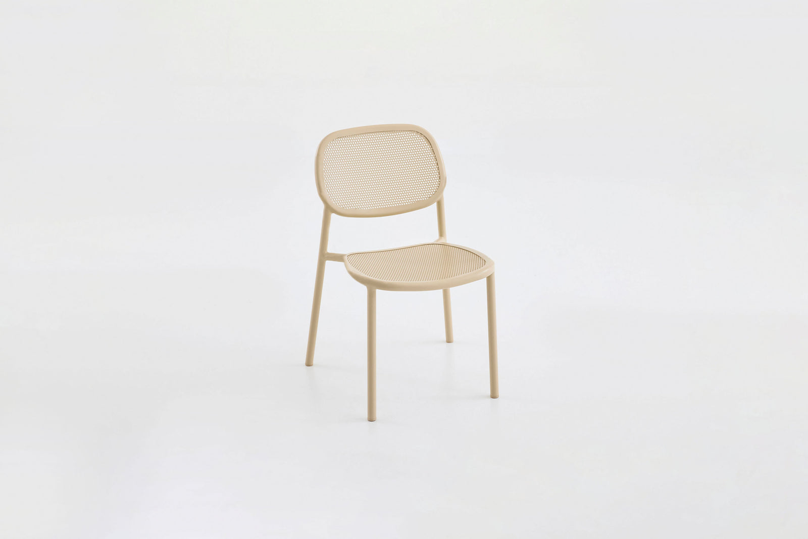 Nilo Dining Chair Armless Crema