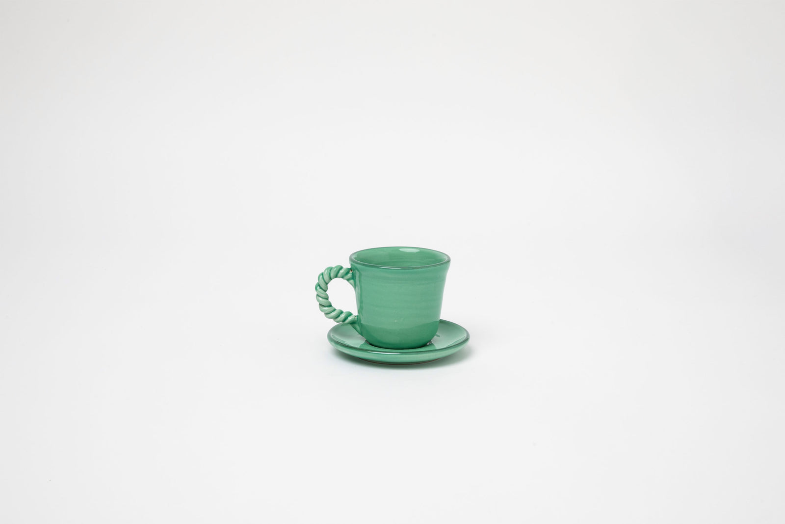 Dolce Coffee Cup & Saucer Mint