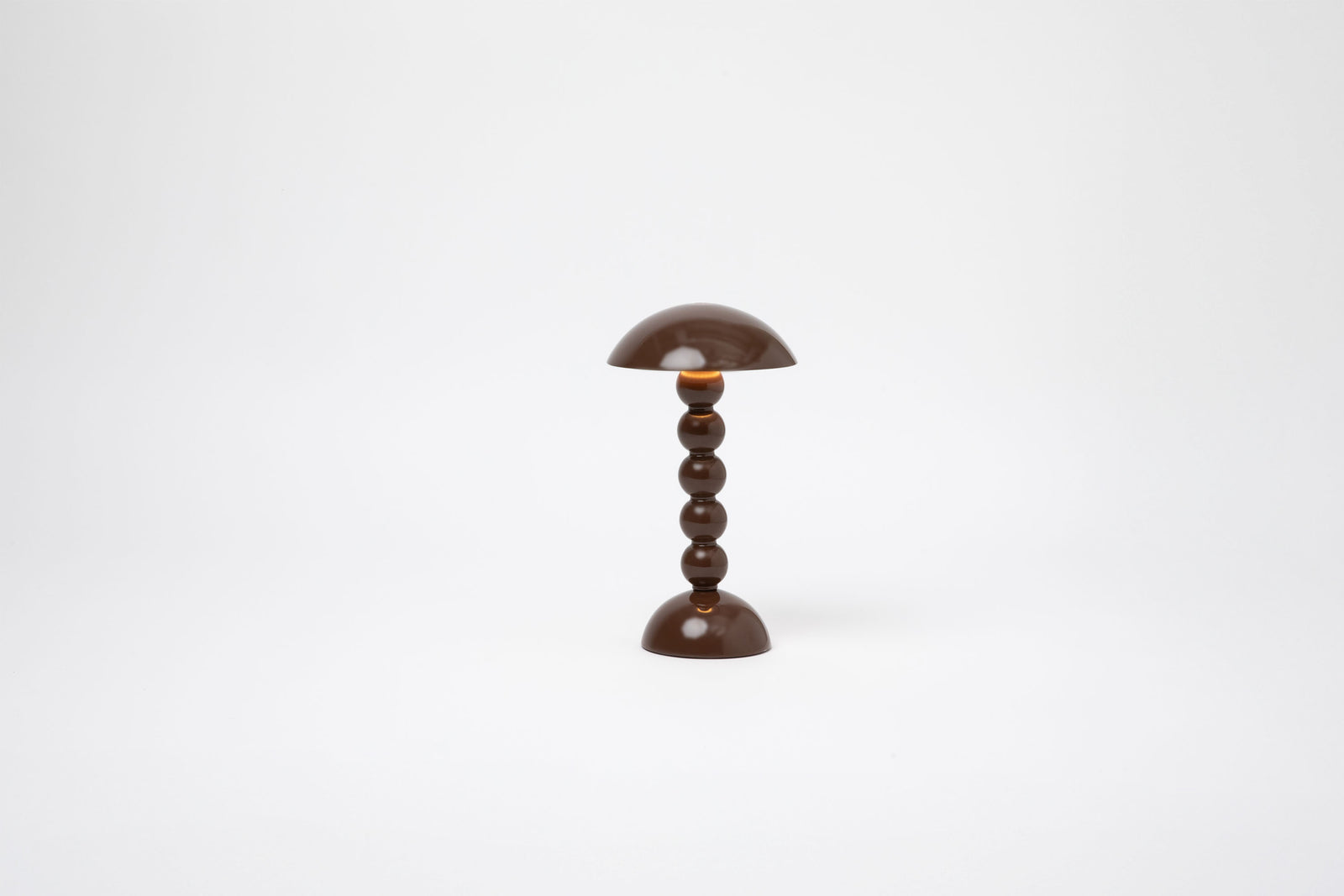 Bobbin Led Lamp Chocolate Lacquer