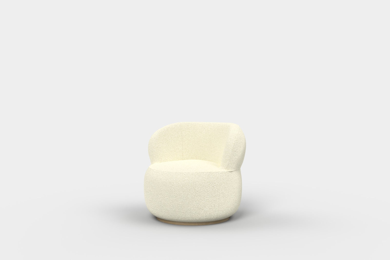 Ex-display - Joy Swivel Armchair Eggshell