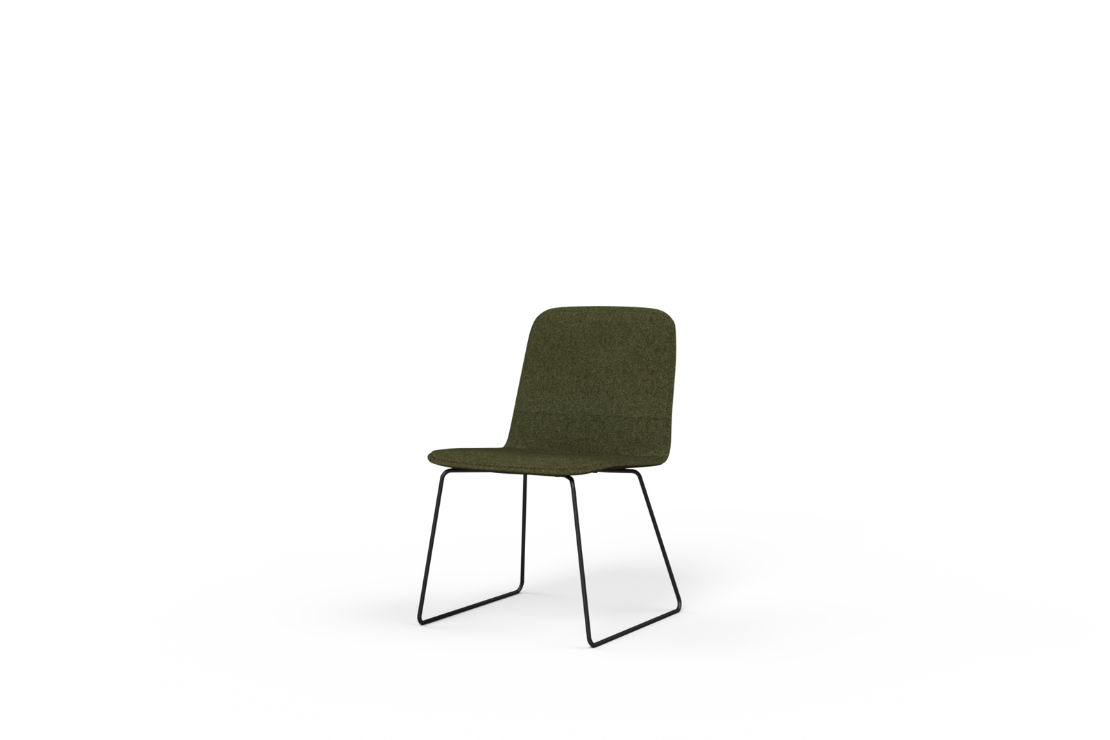 Ex-display - Mina Studio Chair Sled Olive