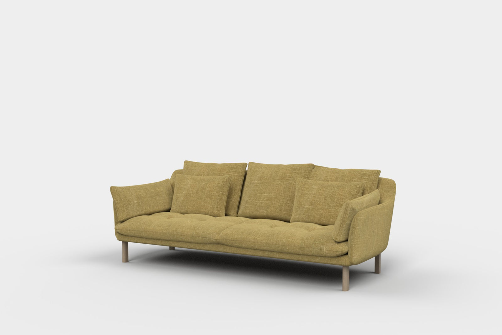 Ex-display - Andy 3.0 Seater Deep Sofa Olive