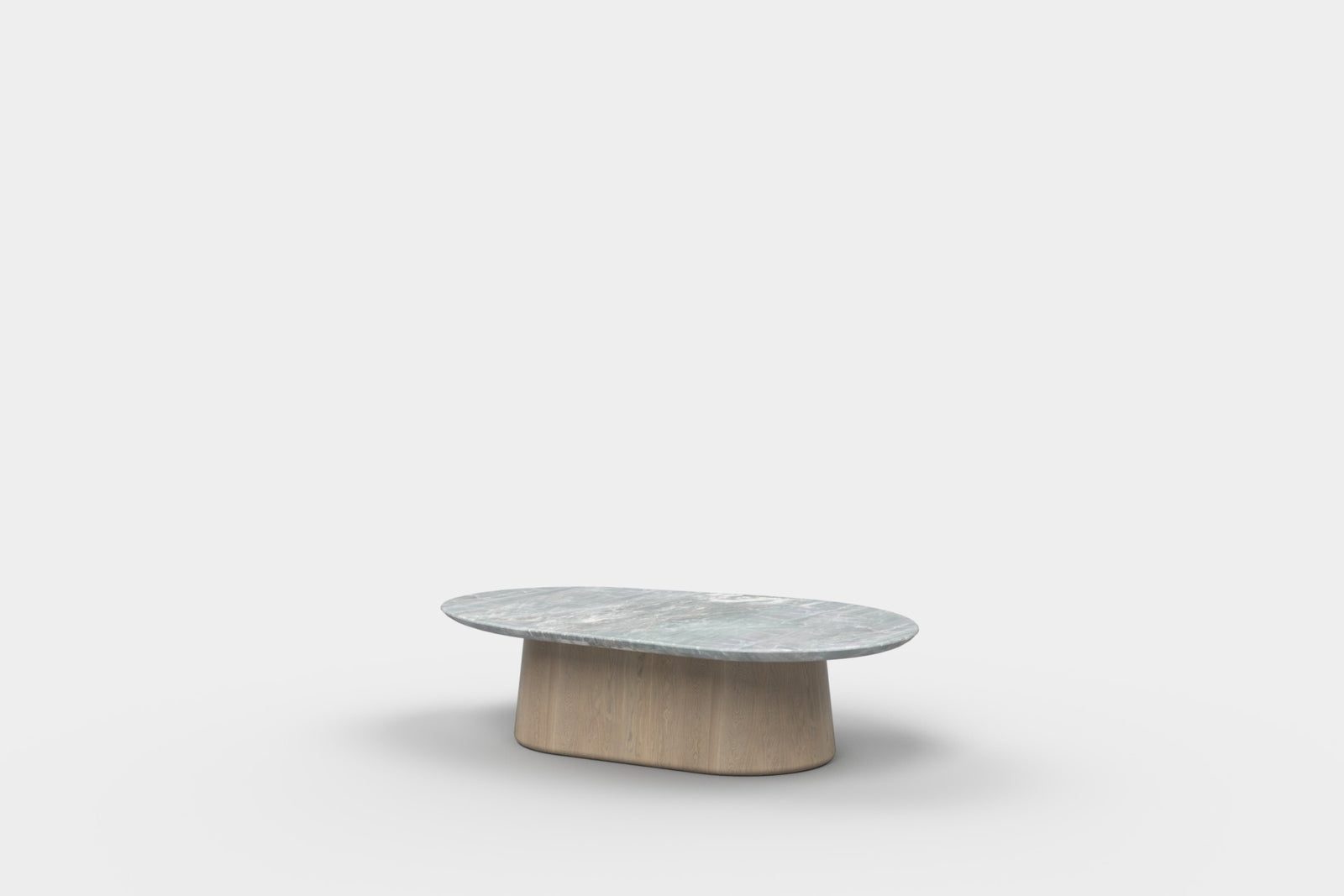 Ex-display - Rhys Stone Top Coffee Table Low Verde Riviera