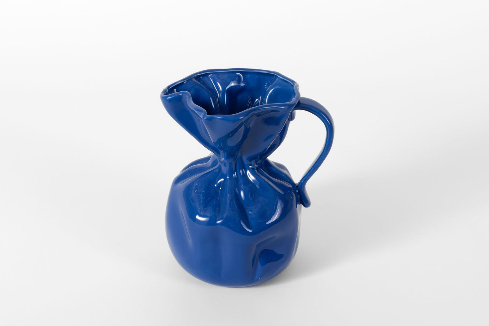 Byon Crumple Jug Cobalt