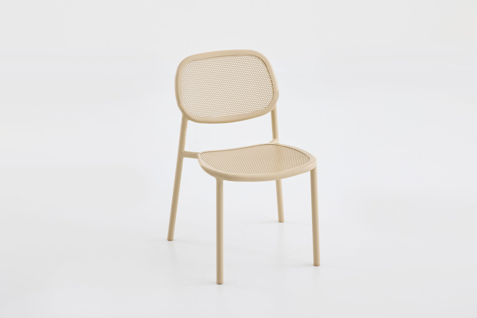 Nilo Dining Chair Armless Crema