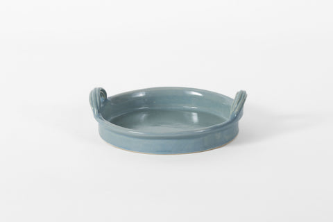 Small Piped Handle Tray Light Blue Gloss