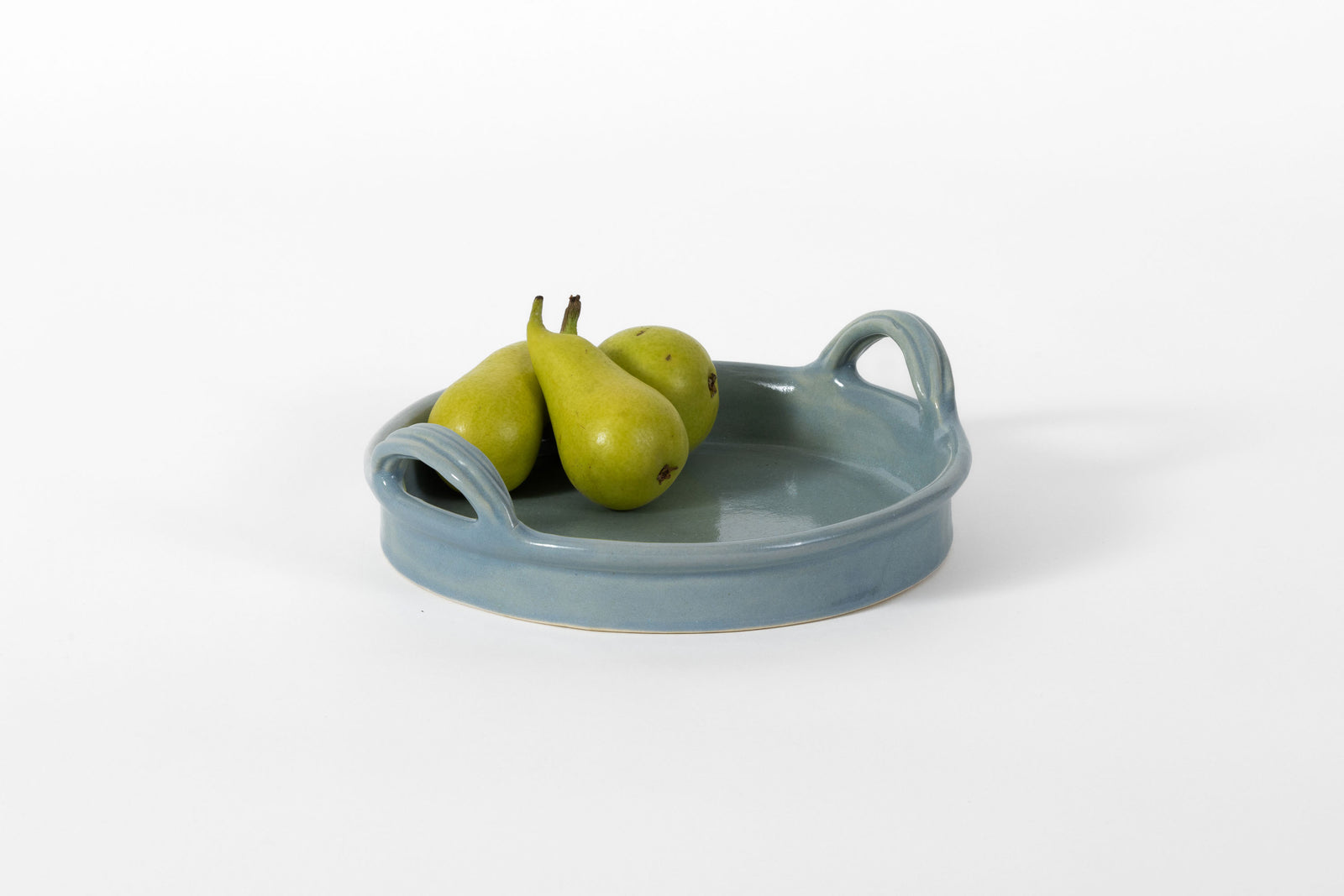 Small Piped Handle Tray Light Blue Gloss