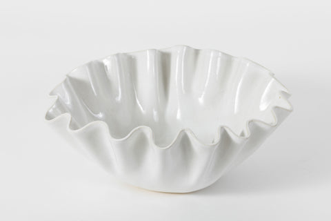 Maya Large Bowl White
