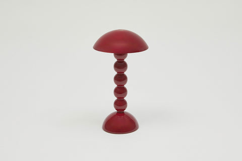 Bobbin Led Lamp Cherry Lacquer