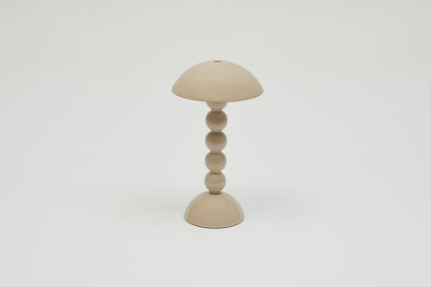 Bobbin Led Lamp Oat Lacquer