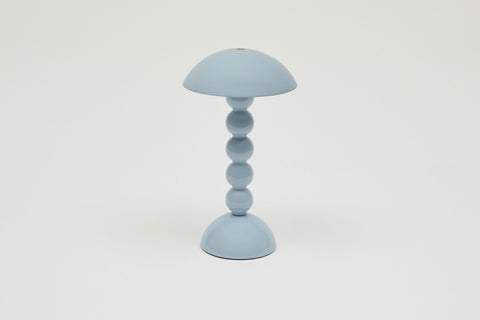 Bobbin Led Lamp Pale Denim Lacquer