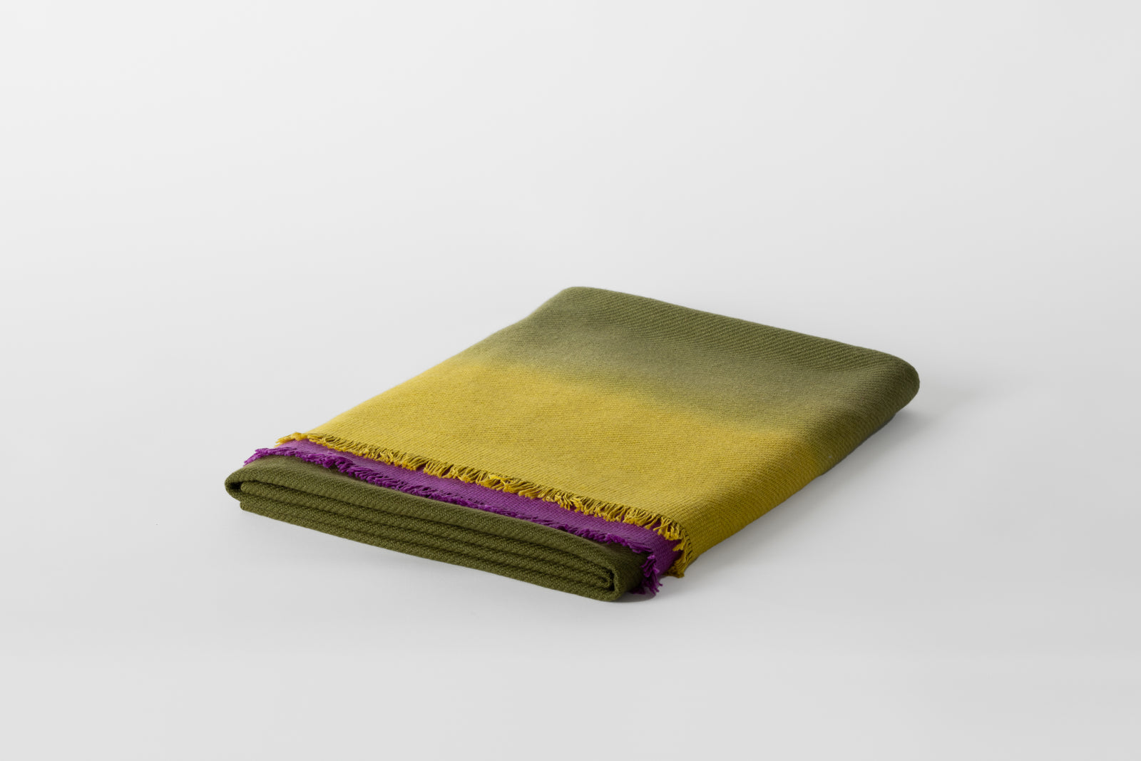 Mae Cashmere Throw Blanket 140 x 170cm Ombre