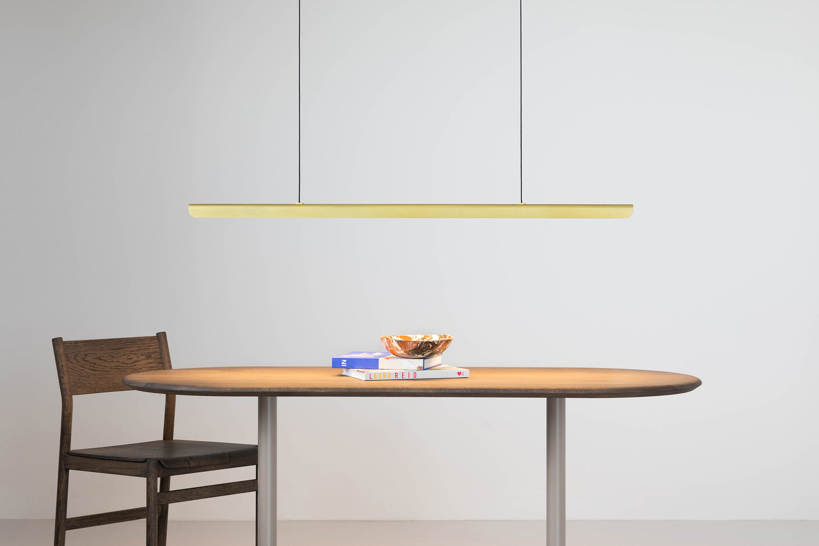 Louey Pendant Small Brass