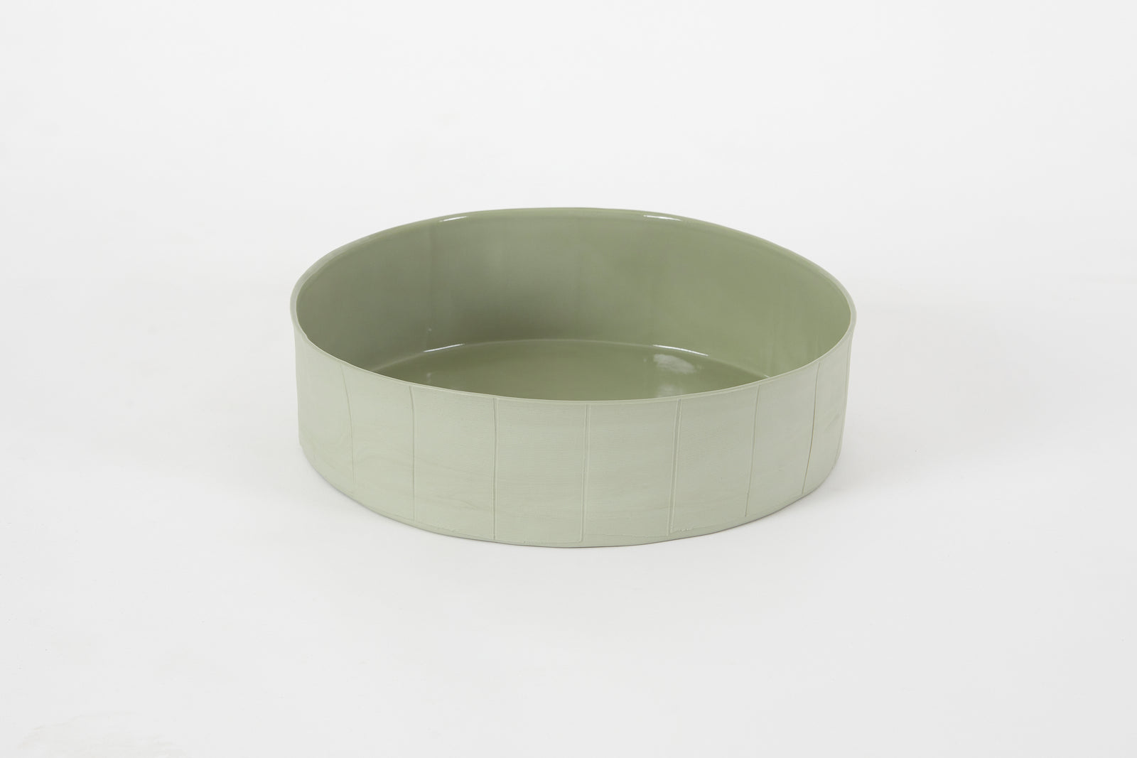 Large Ribbon Bowl Eucalypt Green