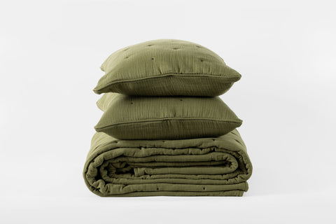 Pim Bed Cover Khaki