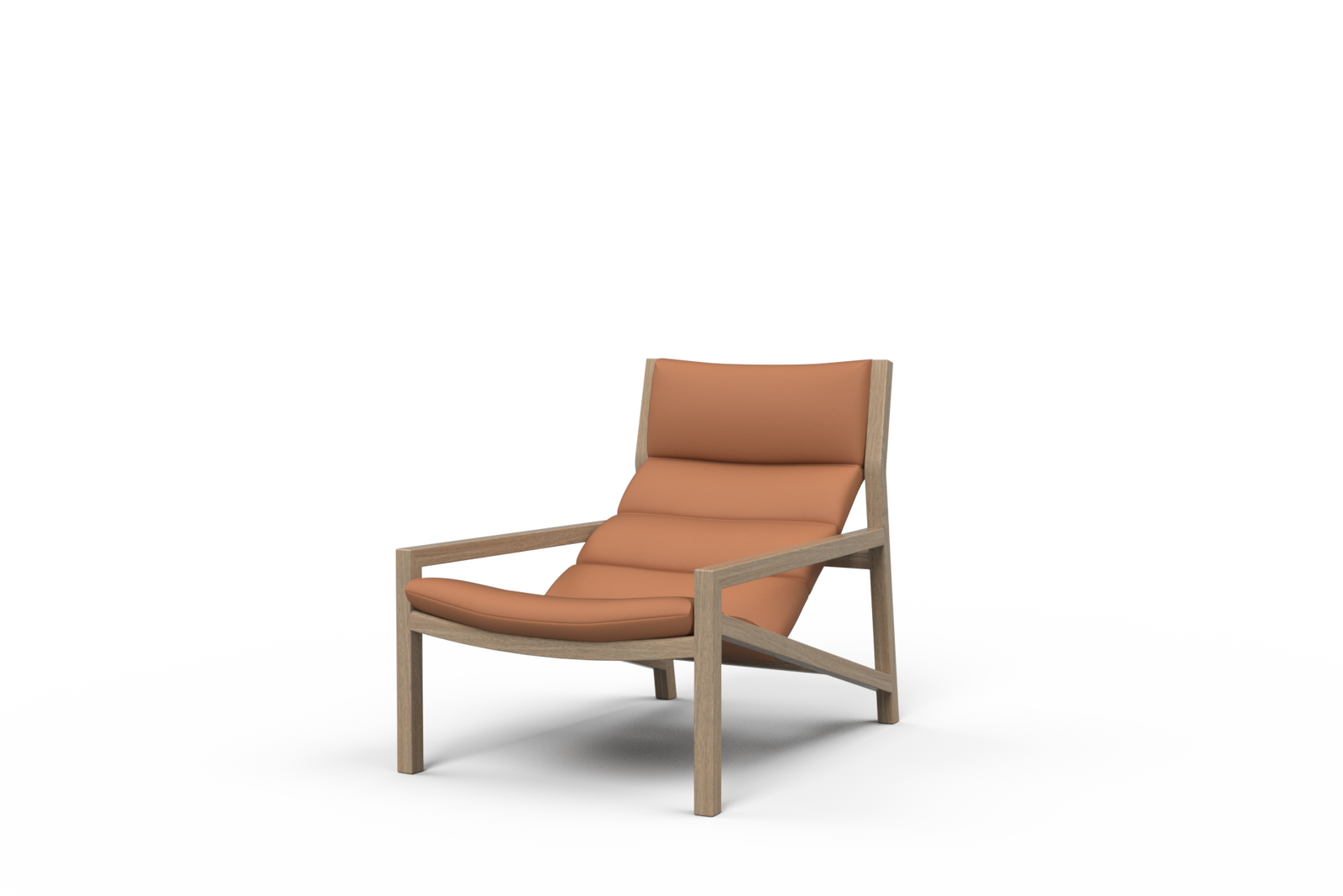 Lake Lounge Chair Greyson Leather Coffee