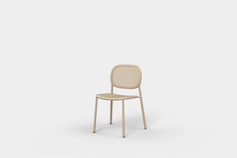 Nilo Dining Chair Armless Crema