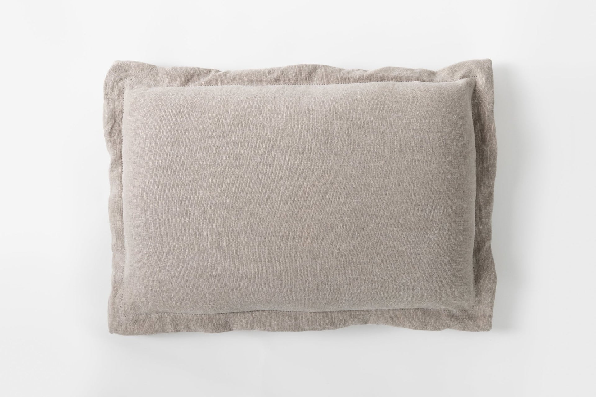 Rectangular Cushiin Duke Rectangle Cushion Apricot - Premium European Flax Linen Cushion ...