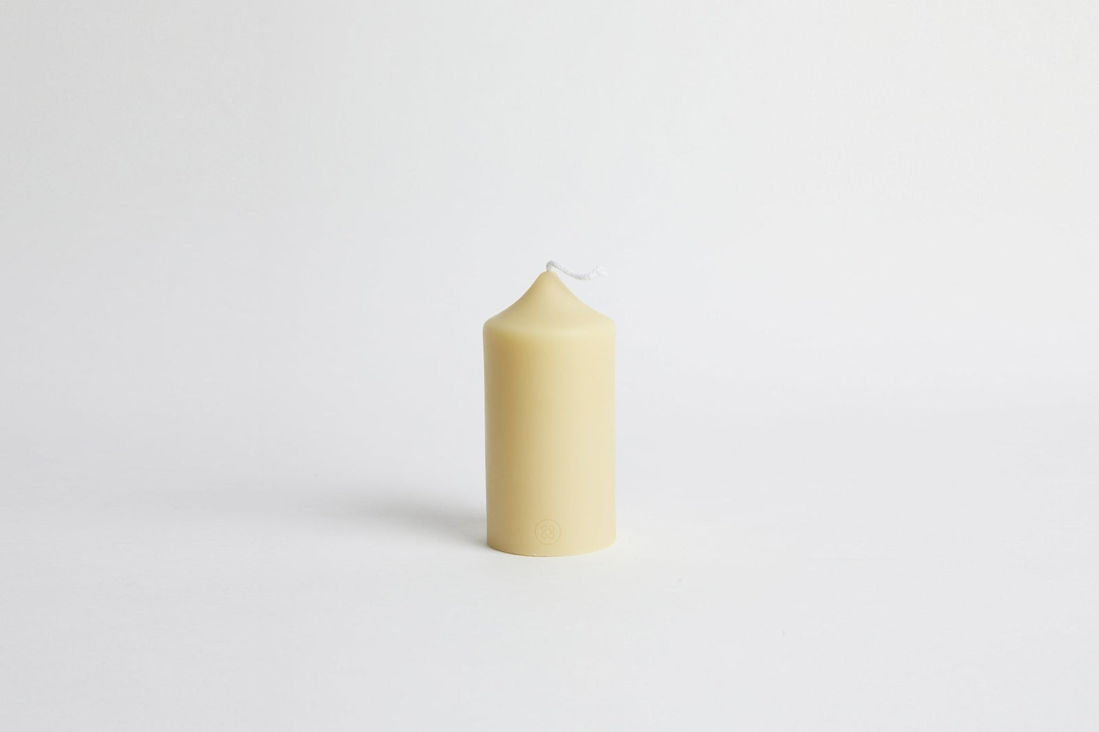 Beeswax Pillar Candle Cream