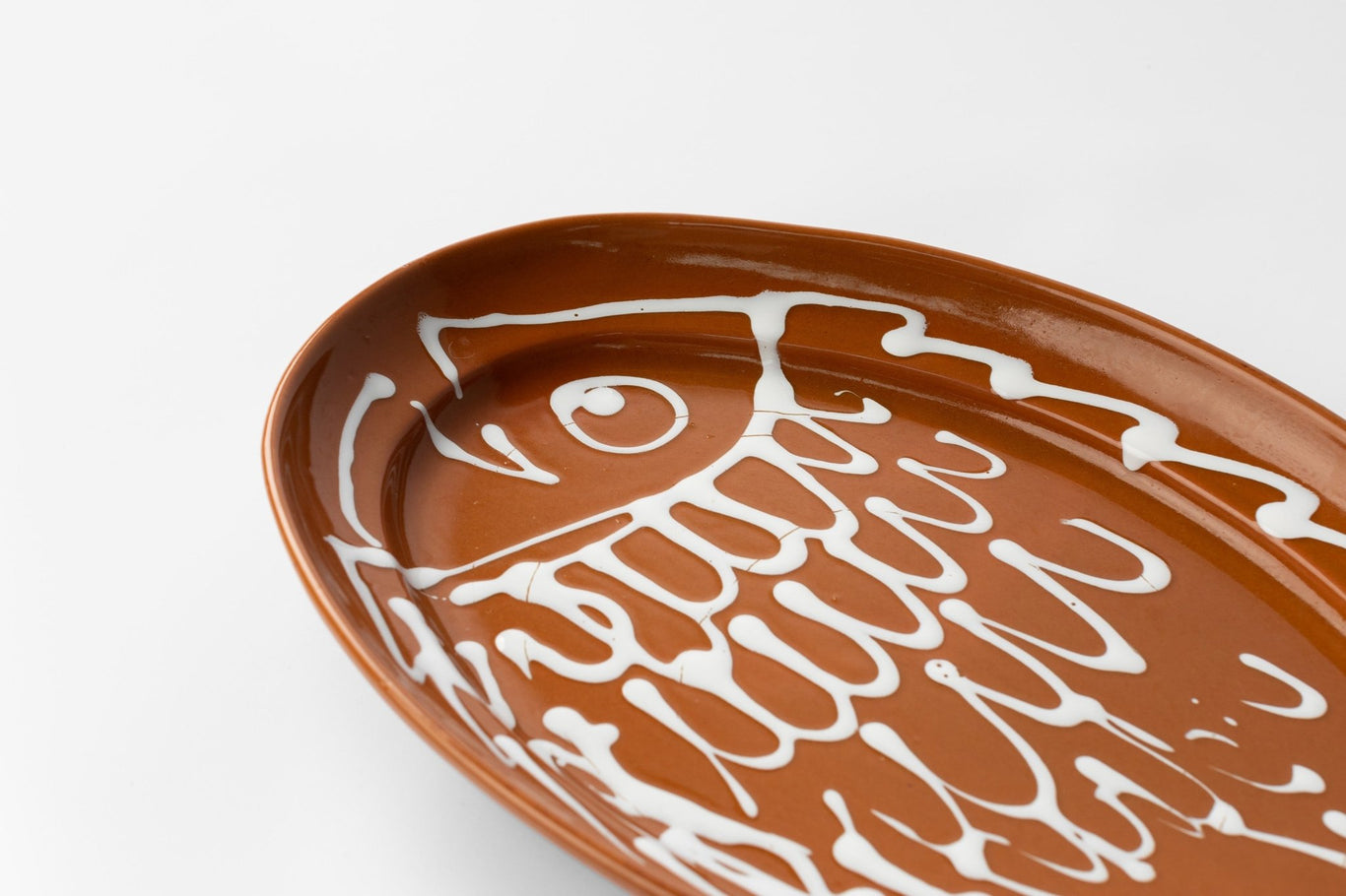Oval Fish Platter by Alex and Trahanas Available at Jardan